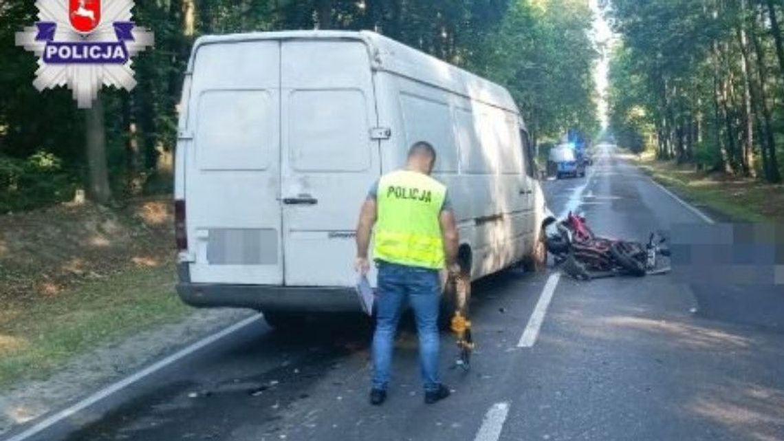 Wypadek w pow. łukowskim. Nie żyje motocyklista