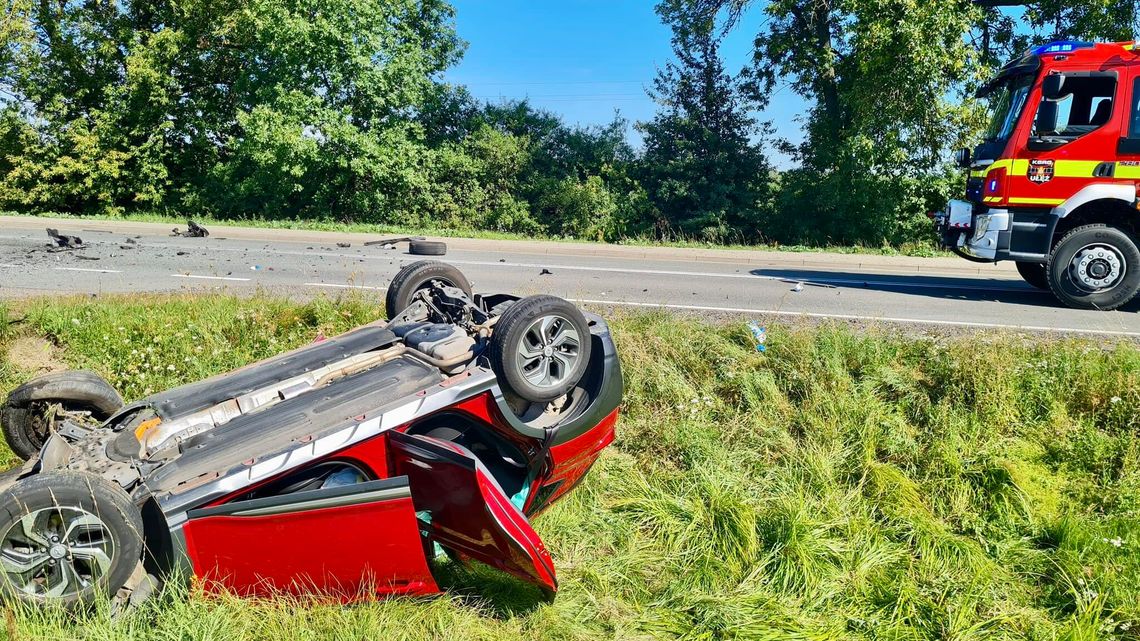 Wypadek w powiecie ryckim. 6 osób rannych, w tym dzieci