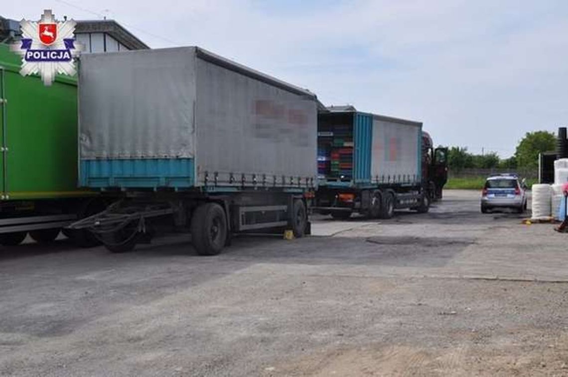 Wypadek w przetwórni owoców. 40-latek spadł z przyczepy