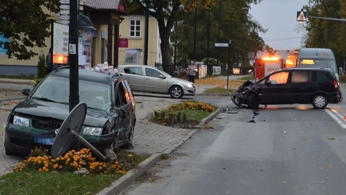 Wypadek w Szczebrzeszynie. Jeden z kierowców był po alkoholu