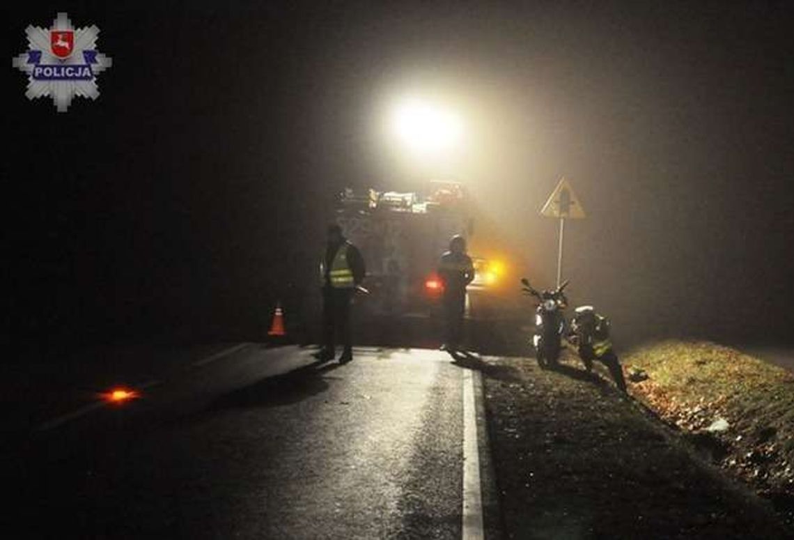 Wypadek w Trzciankach. Zginął motocyklista