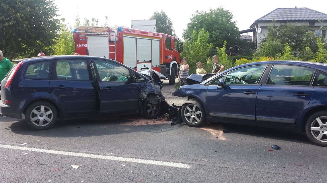 Wypadek w Turce. Droga Lublin-Łęczna już przejezdna [zdjęcia]