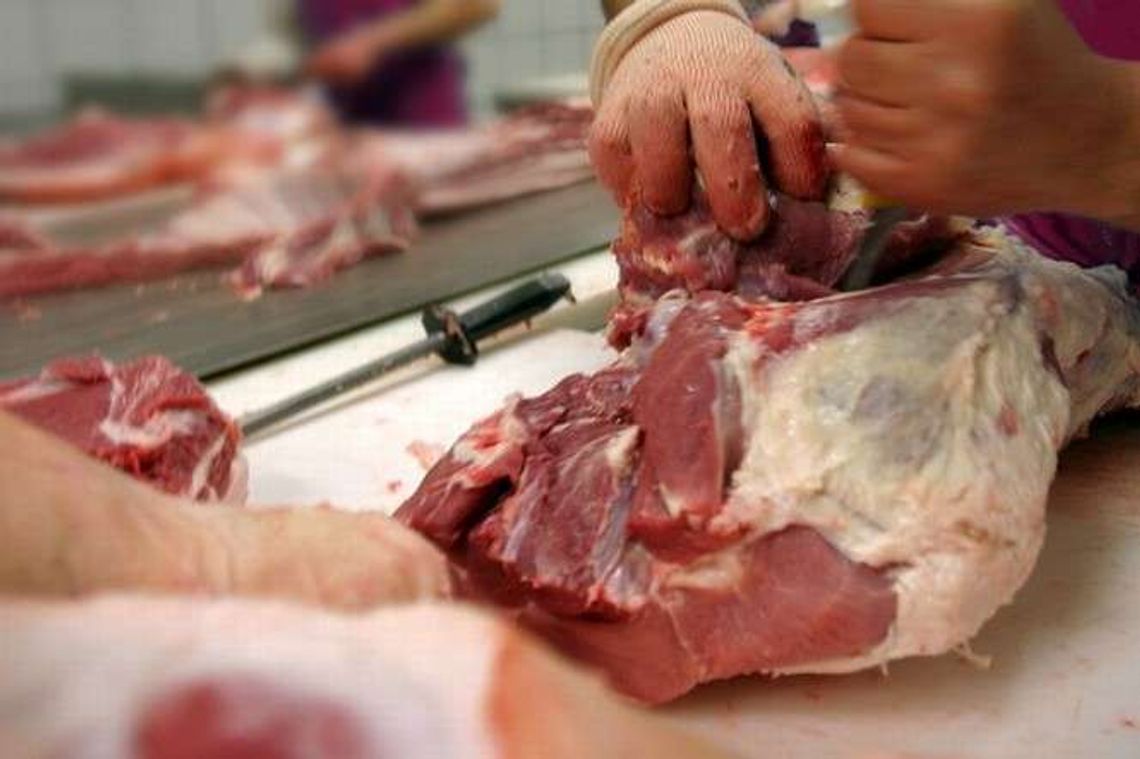 Wypadek w zakładach mięsnych. Kobieta ma zmiażdżone palce