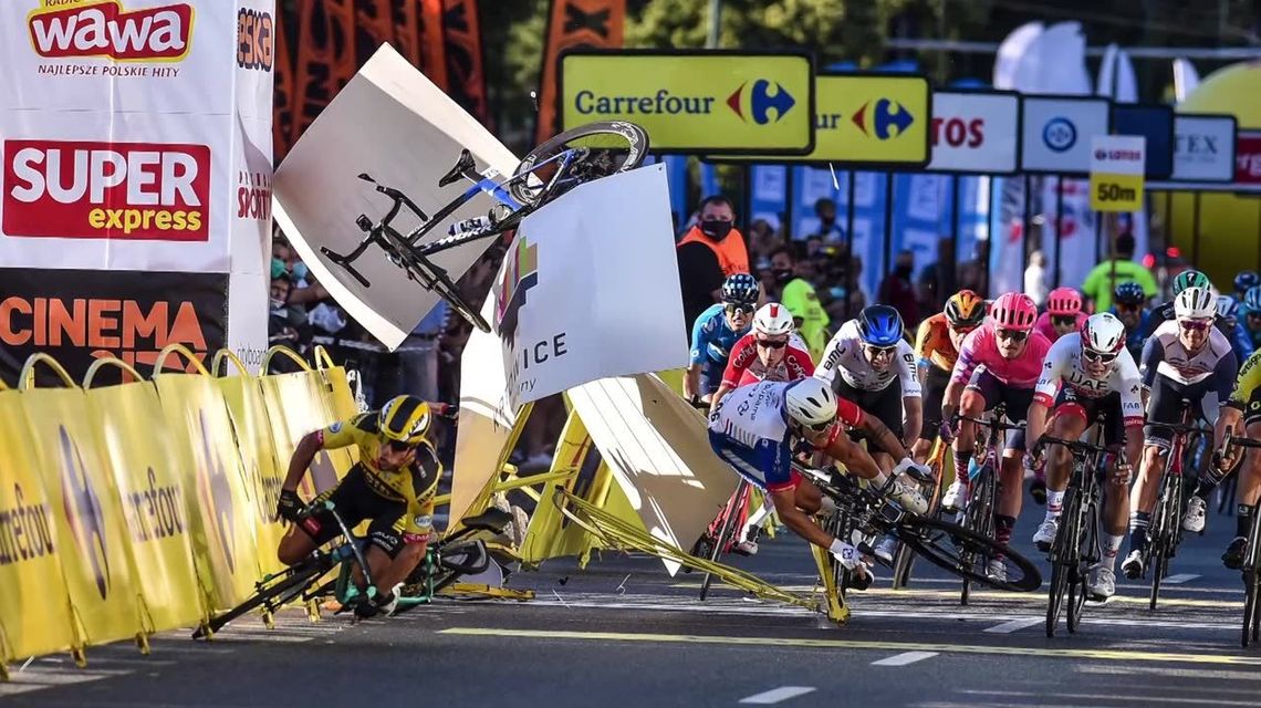 Wypadek z pierwszego etapu Tour de Pologne znajdzie finał w sądzie? 