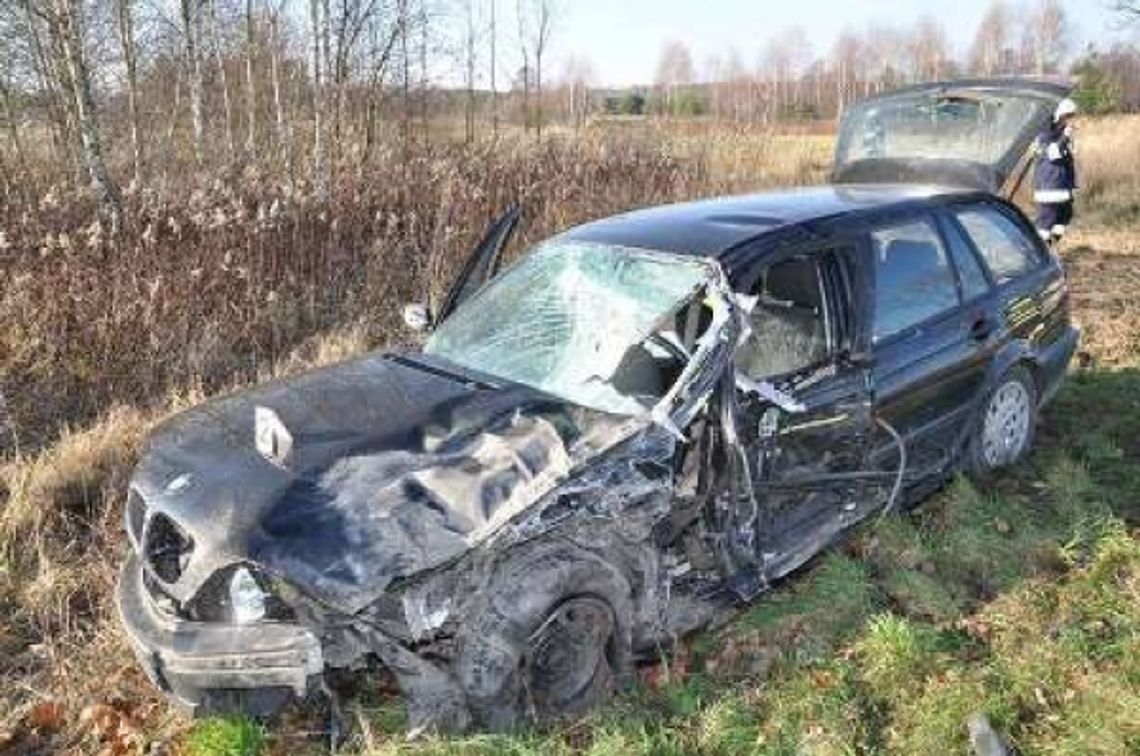 Wypadki na drogach powiatu biłgorajskiego. 1 osoba nie żyje, 3 ranne