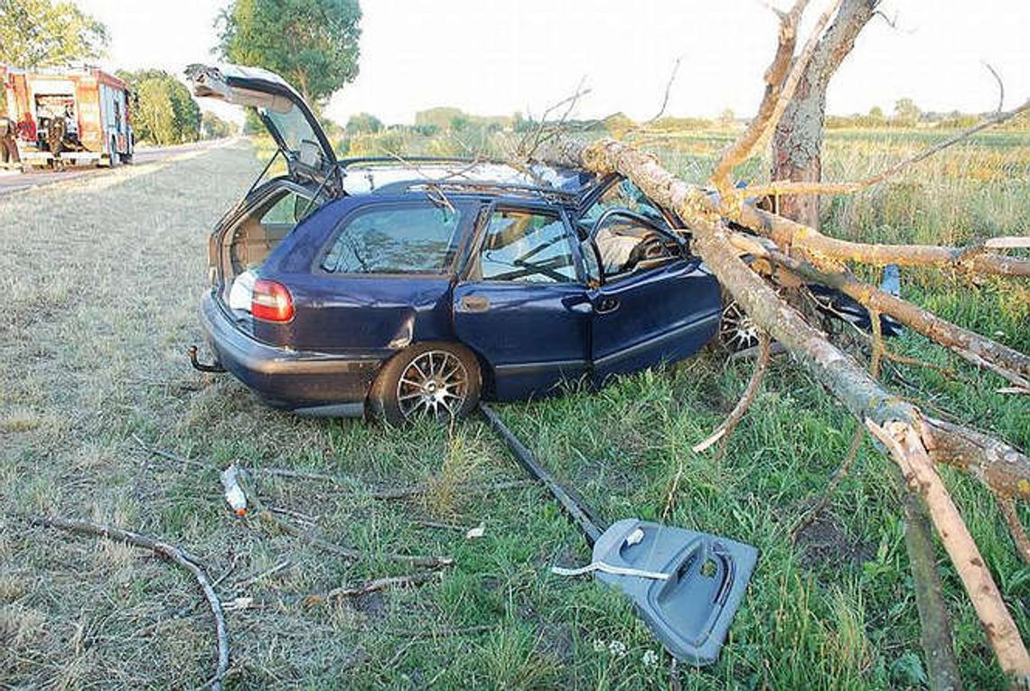 Wypadki na drogach regionu: Podszkodowane trzy osoby, w tym 11-miesięczne dziecko