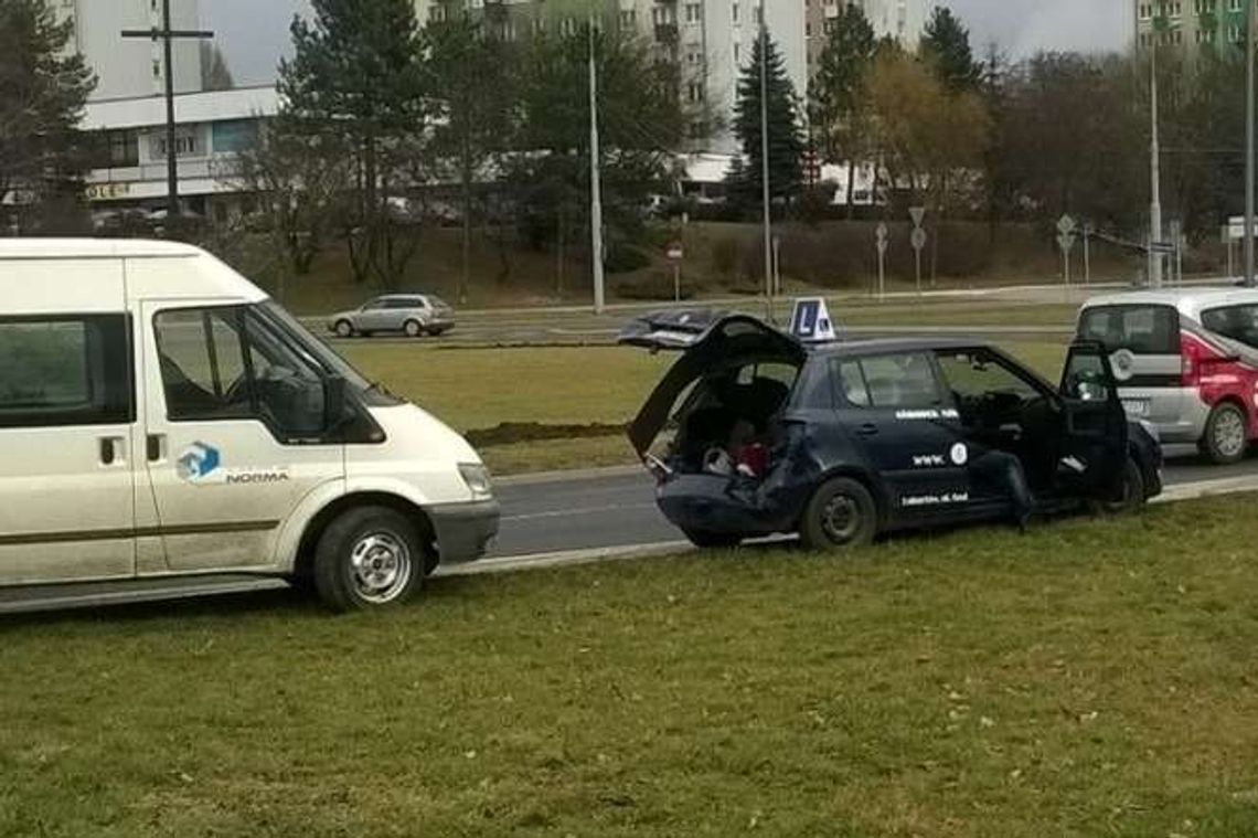 Wypadki na ul. Granitowej i al. Andersa w Lublinie