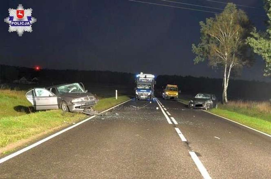 Wyprzedzał ciężarówkę, uderzył czołowo w BMW