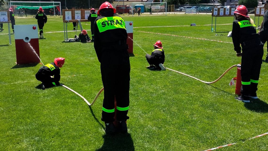 Wyrosną z nich prawdziwi strażacy? Młodzieżowe drużyny konkurowały w Szczebrzeszynie
