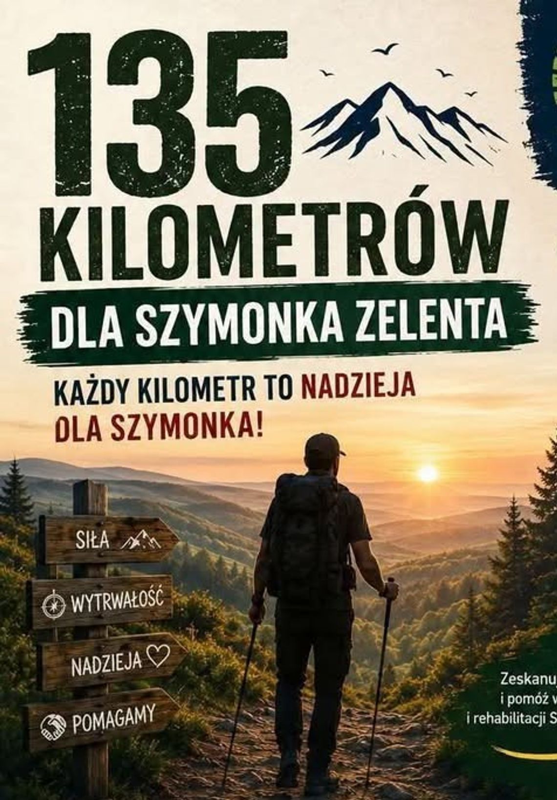 Wyruszył w 135-kilometrowy marsz dla chorego Szymonka. „Każdy kilometr to nadzieja” Wyruszył w 135-kilometrowy marsz dla chorego Szymonka. „Każdy kilometr to nadzieja”