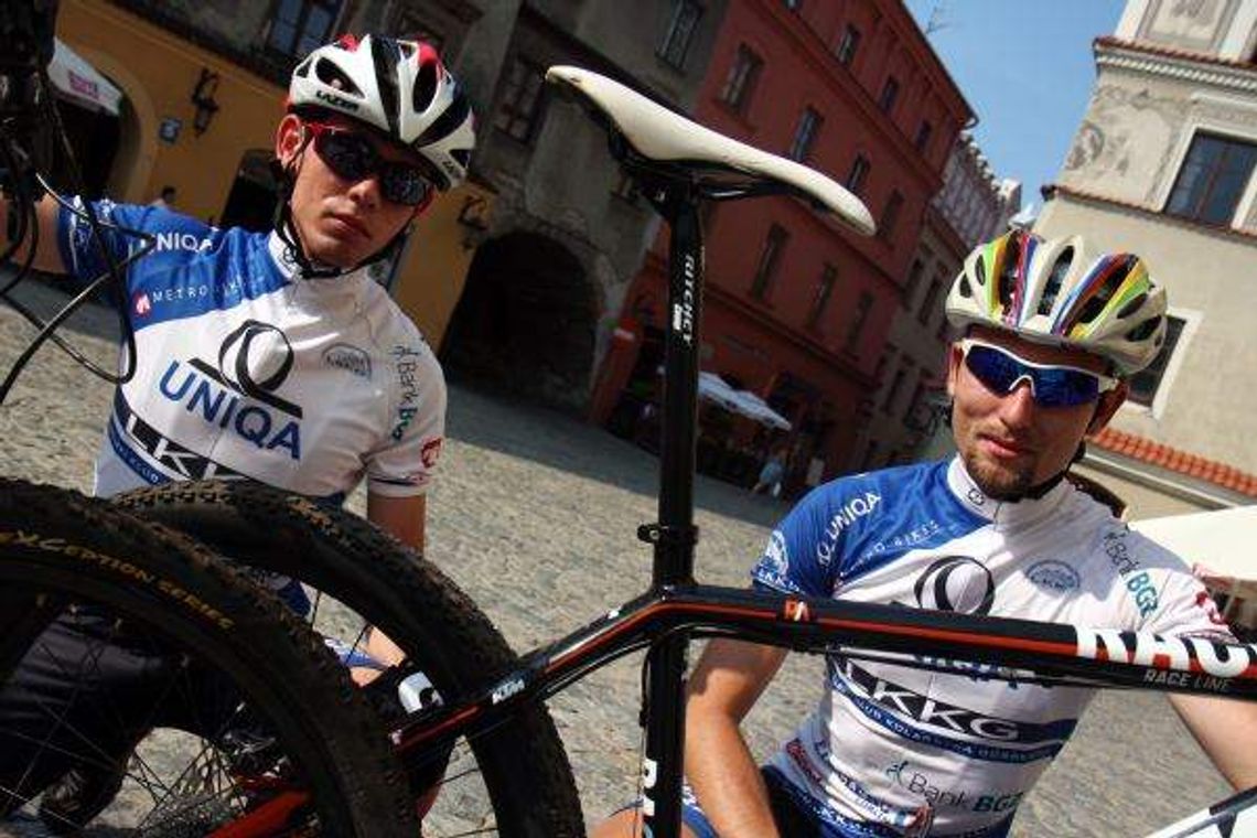 Wyścig rowerowy  po Starym Mieście w Lublinie