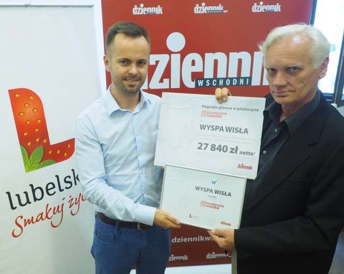 Wyspa Wisła zwyciężyła w plebiscycie „Turystyczne Lubelskie”