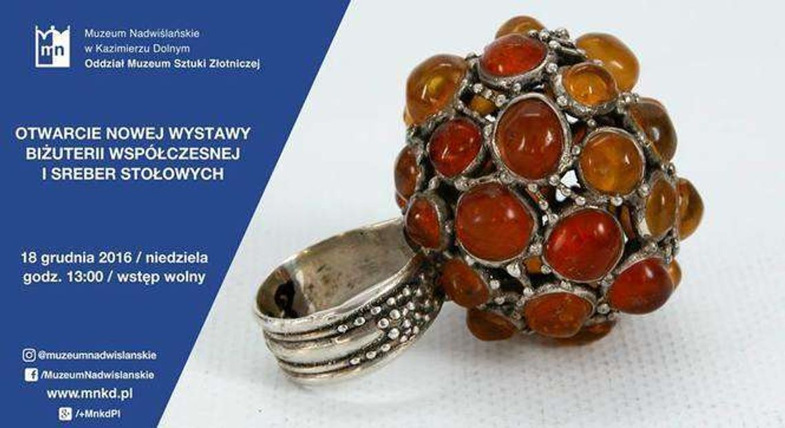 Wystawa biżuterii i sreber w Kazimierzu Dolnym