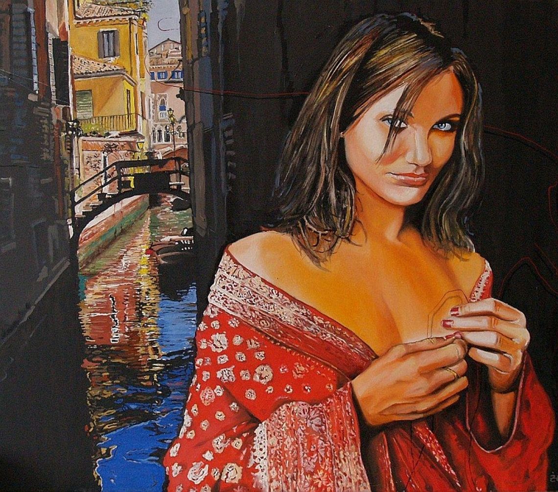 Wystawa Dariusza Żejmo \"Wenecjanki” w Wirydarzu