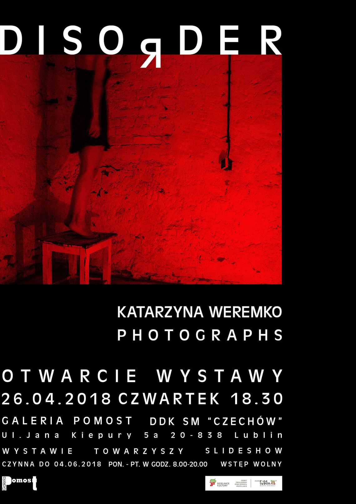 Wystawa "Disorder" w DDK Czechów