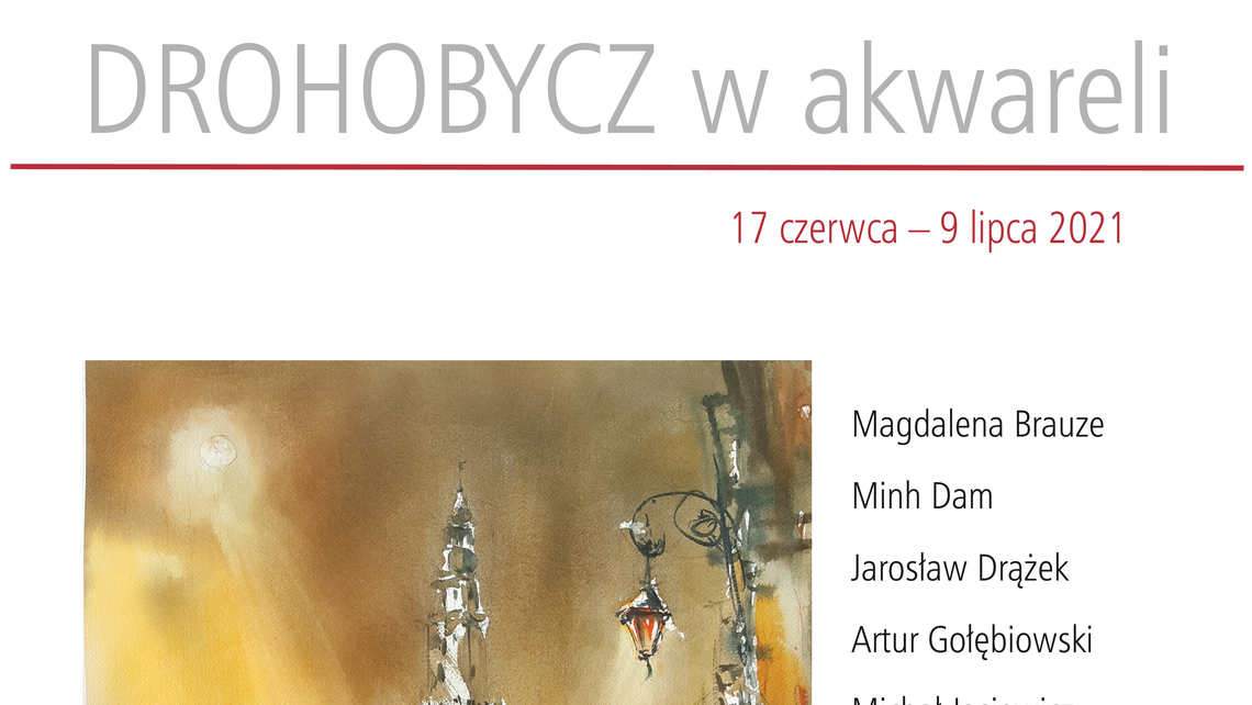 Wystawa "Drohobycz w akwareli" w Galerii Okna