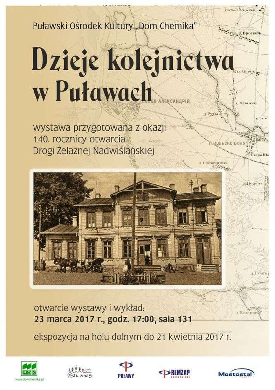 Wystawa "Dzieje kolejnictwa w Puławach"