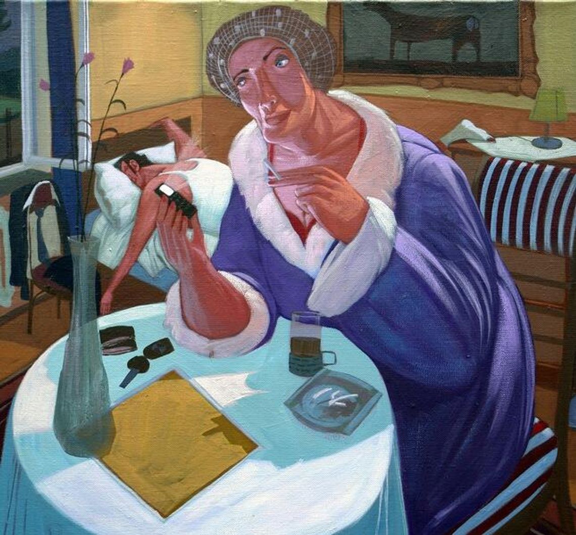 Wystawa Jacka Pałuchy w \"Wirydarzu\"