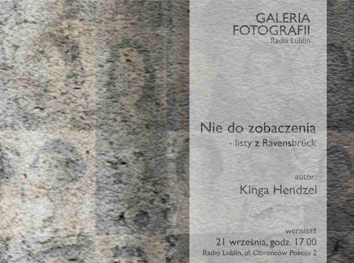 Wystawa Kingi Hendzel w Radiu Lublin
