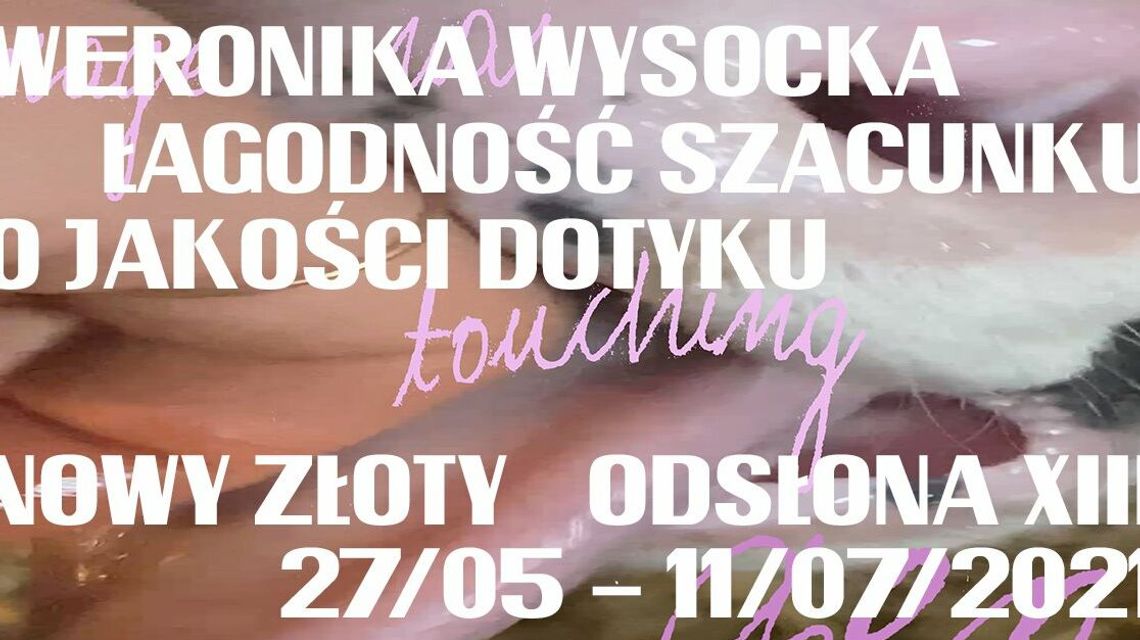 Wystawa "Łagodność szacunku o jakości dotyku" w Galerii Labirynt