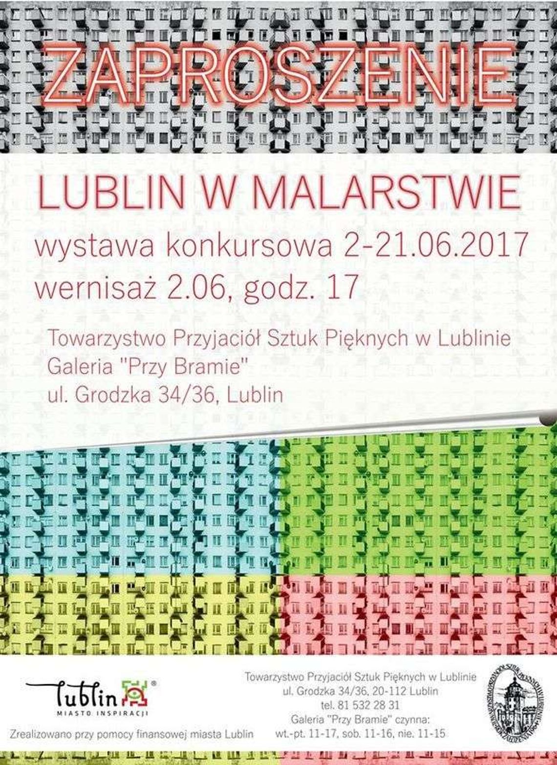 Wystawa "Lublin w malarstwie" w Galerii Przy Bramie