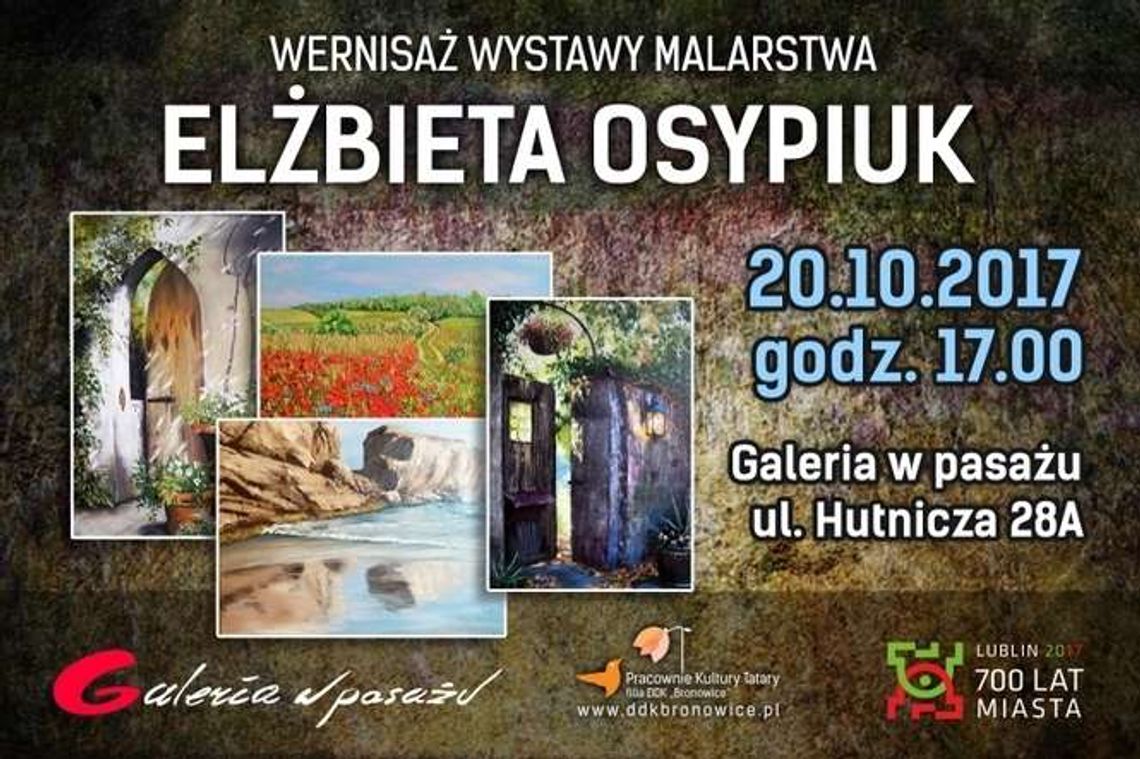 Wystawa malarstwa Elżbiety Osypiuk Wystawa malarstwa Elżbiety Osypiuk