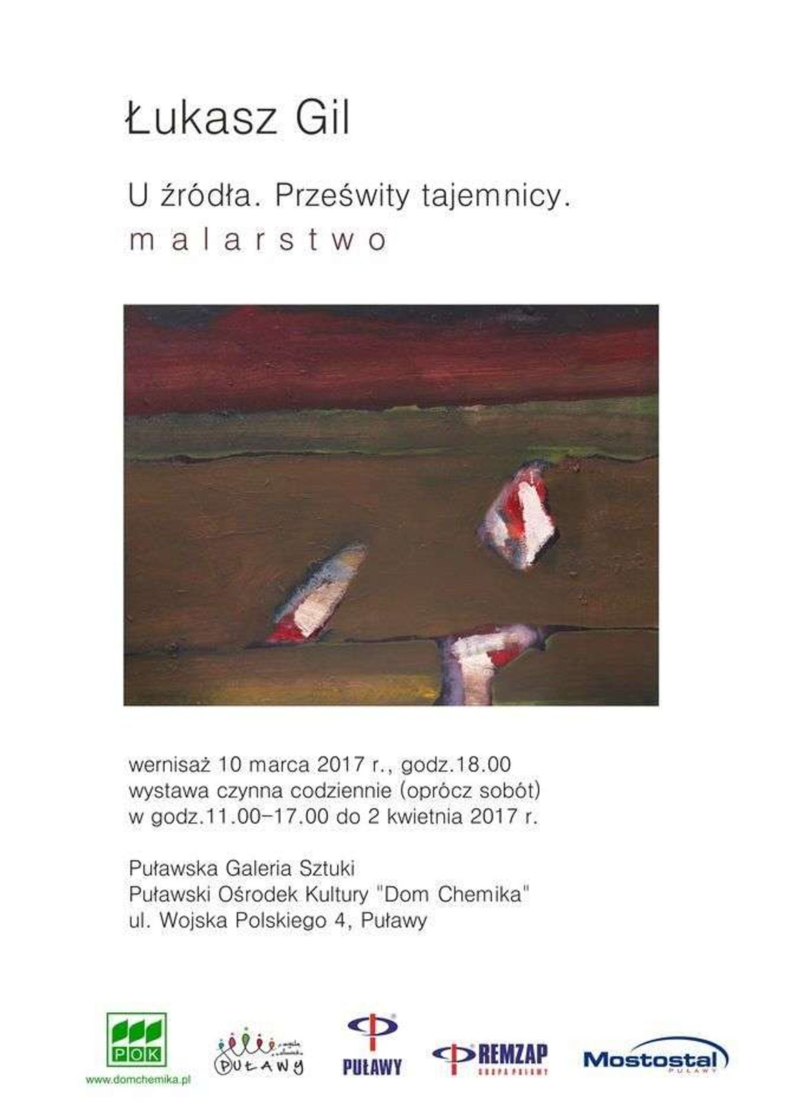 Wystawa malarstwa Łukasza Gila w Puławach