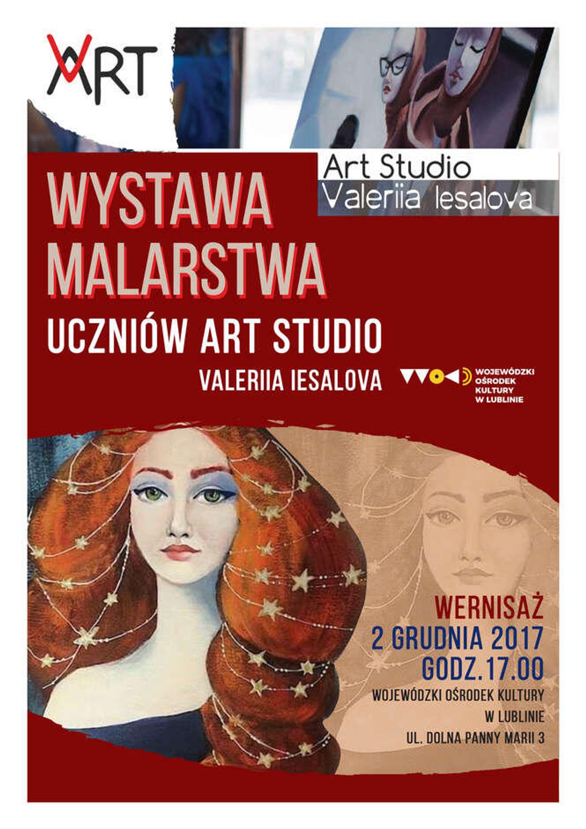 Wystawa malarstwa uczniów Art Studio