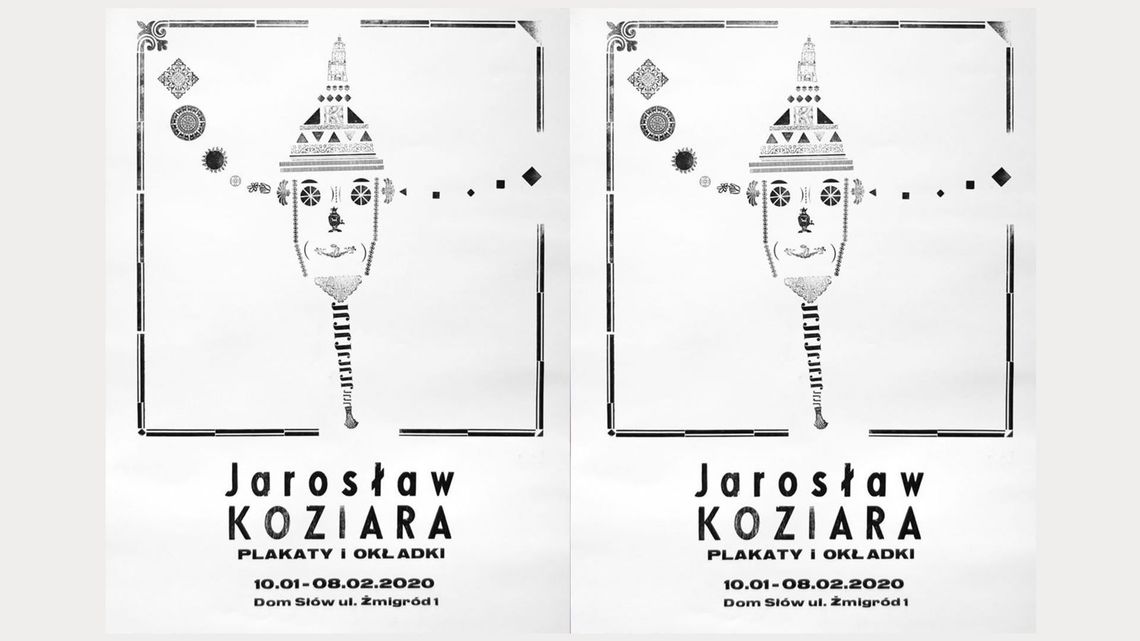 Wystawa plakatów Jarosława Koziary w Domu Słów