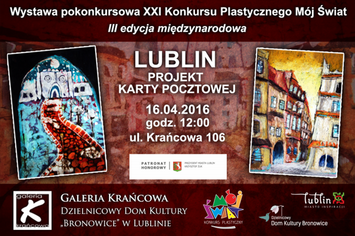 Wystawa pokonkursowa "Mój Świat" w DDK Bronowice Wystawa pokonkursowa "Mój Świat" w DDK Bronowice