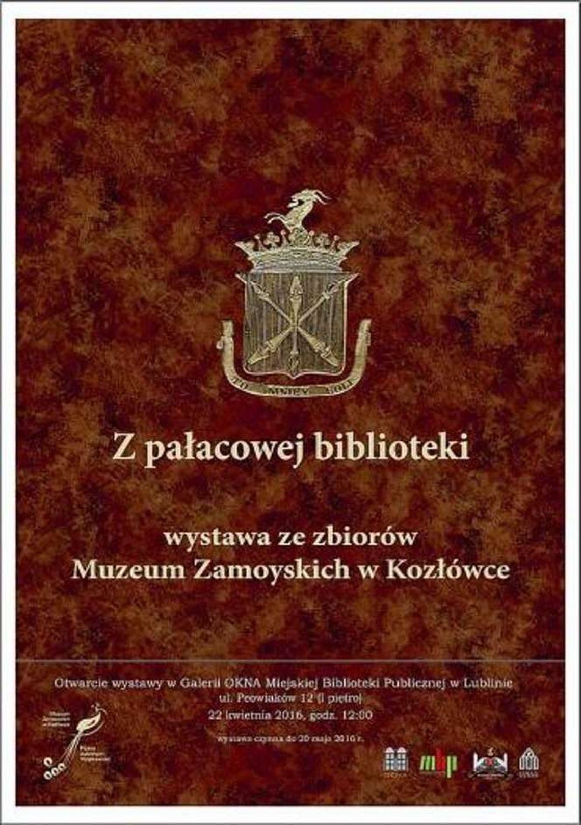 Wystawa „Z pałacowej biblioteki” w Galerii Okna Wystawa „Z pałacowej biblioteki” w Galerii Okna