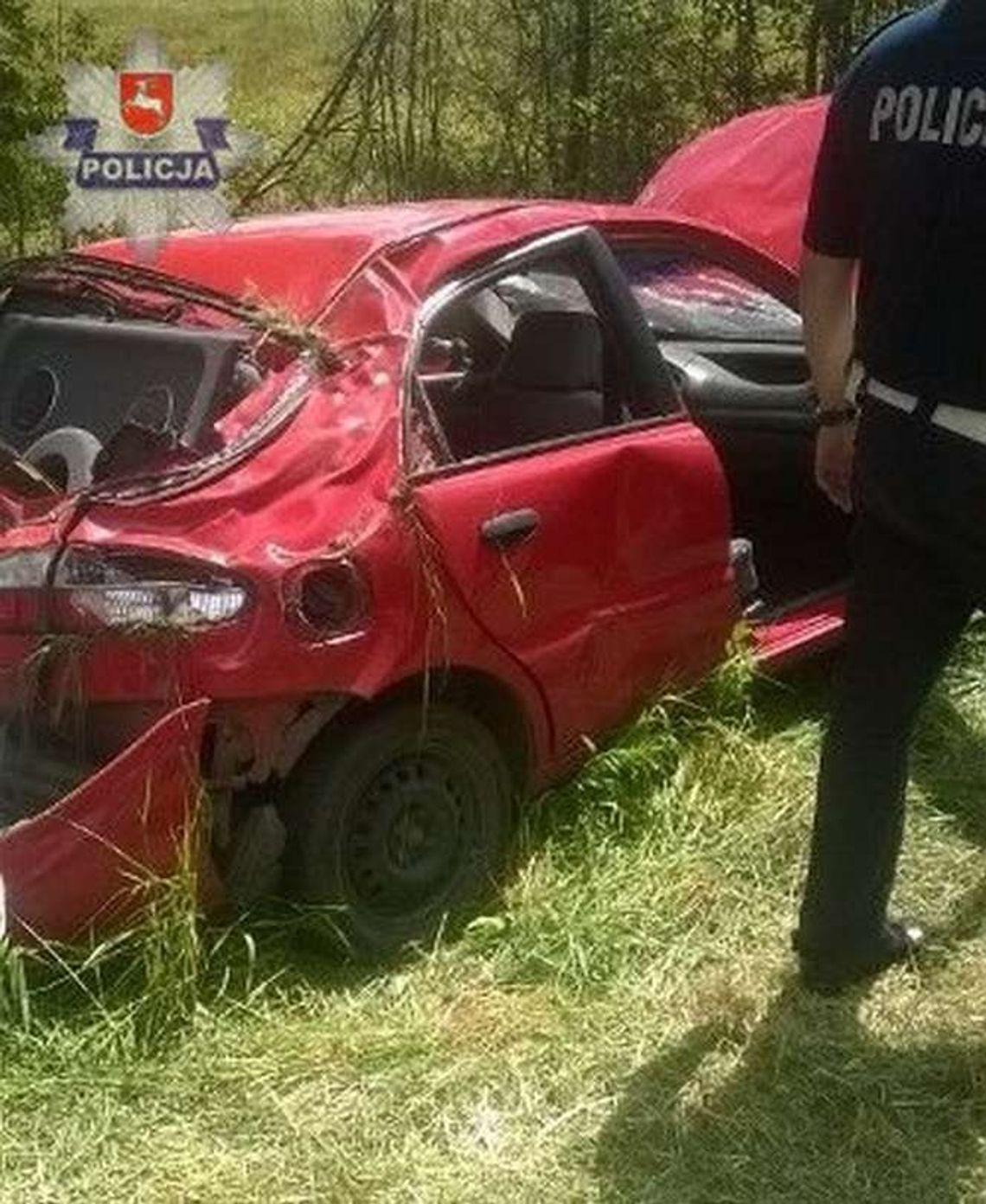 Wytyczno: Rozmowa przez telefon skończyła się dachowaniem