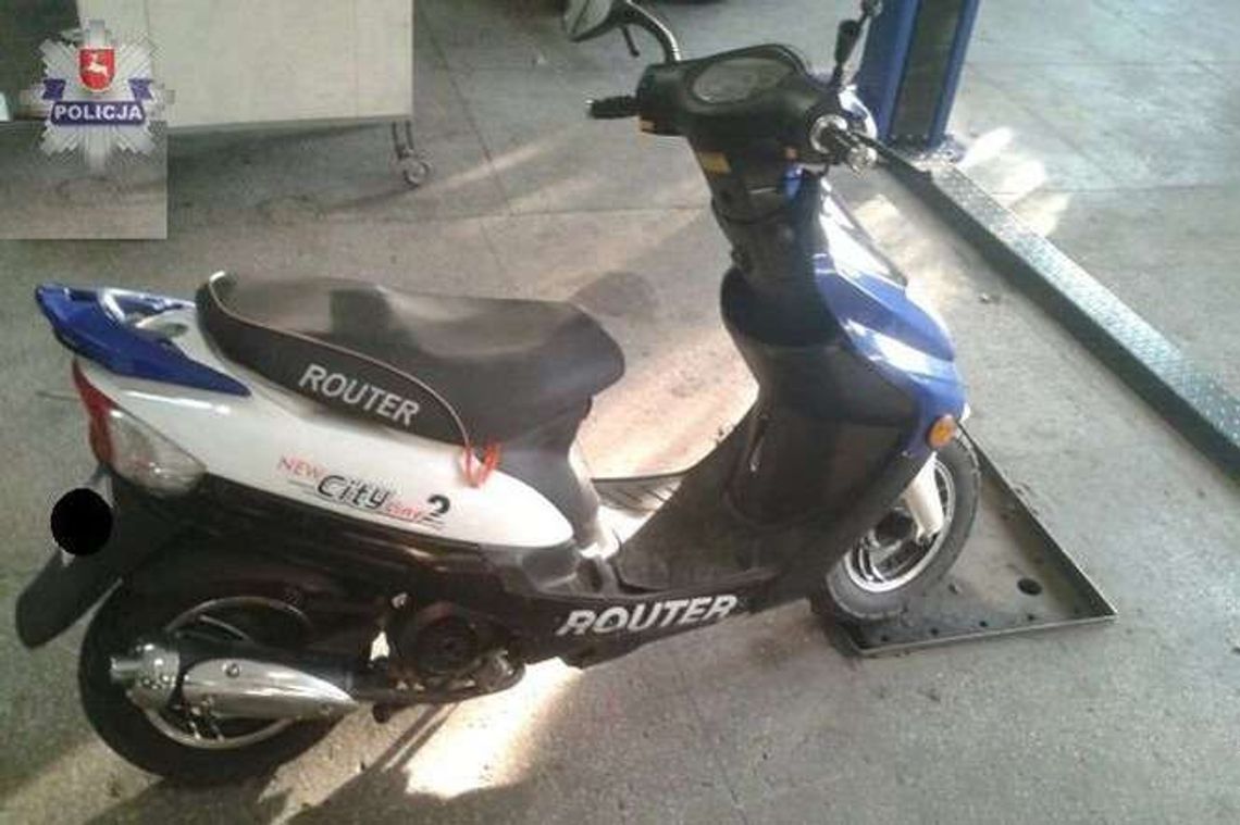 Wywrócił się na skuterze. Miał 4 promile alkoholu