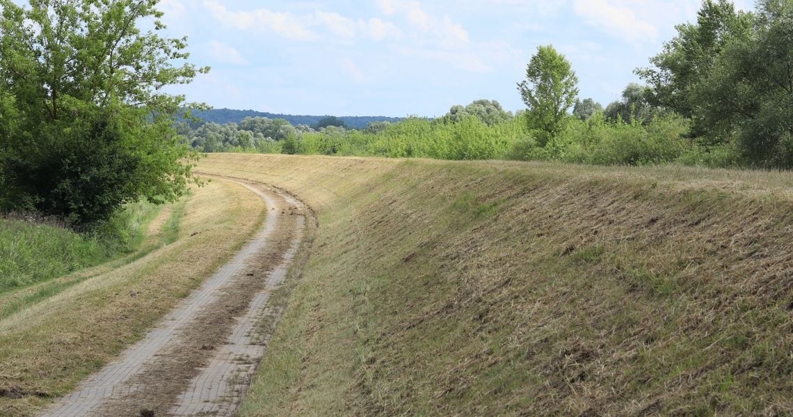 wał przeciwpowodziowy