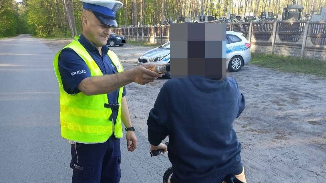 Wzmożone kontrole w Rykach. Sprawdzają rowerzystów