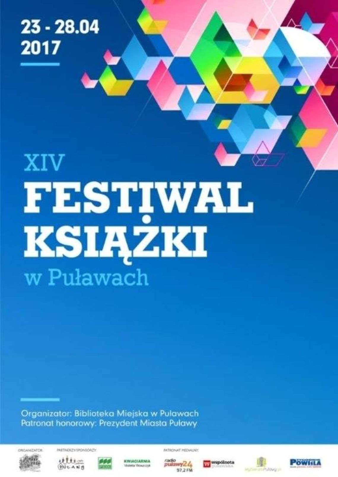 XIV Festiwal Książki w Puławach. Program spotkań i wydarzeń