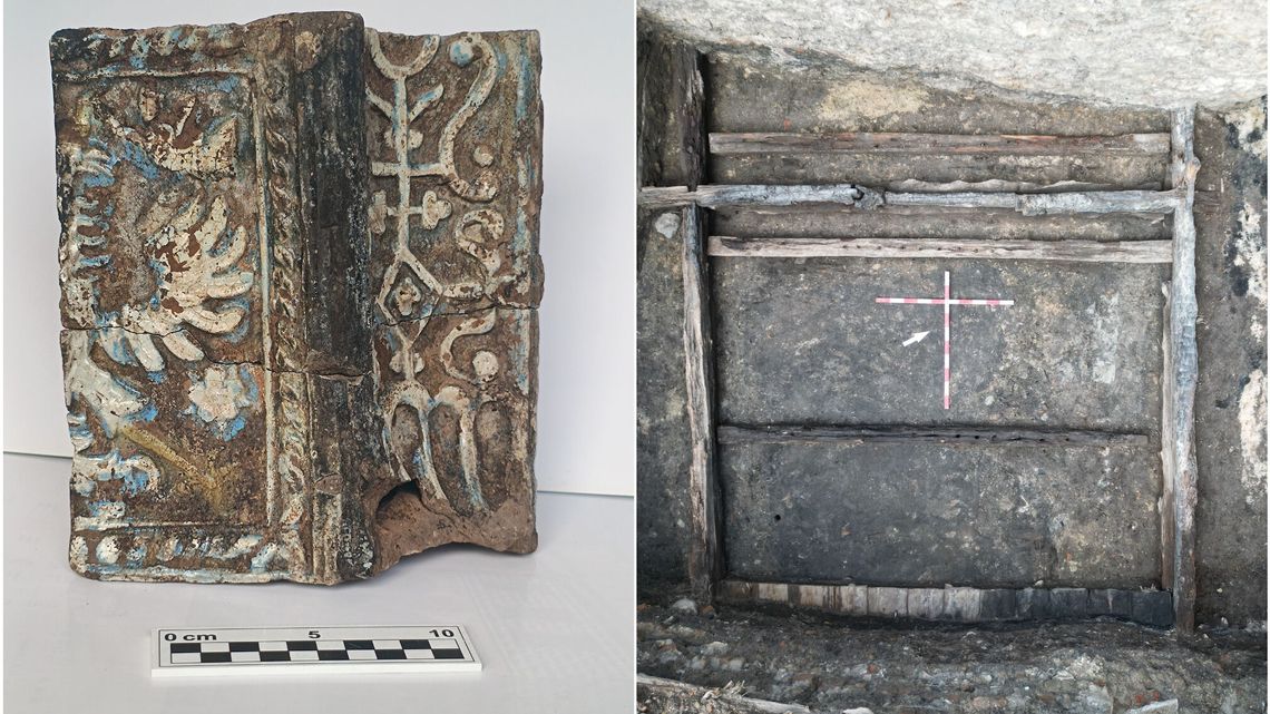 XVII-wieczne domy, kafle i przedmioty codziennego użytku odkryte na Podzamczu