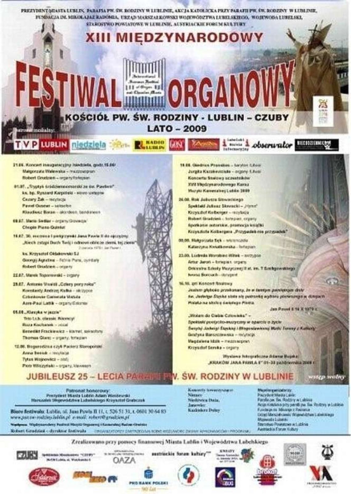 XX Festiwal Organowy Lublin-Czuby: Białoruski duet kameralny