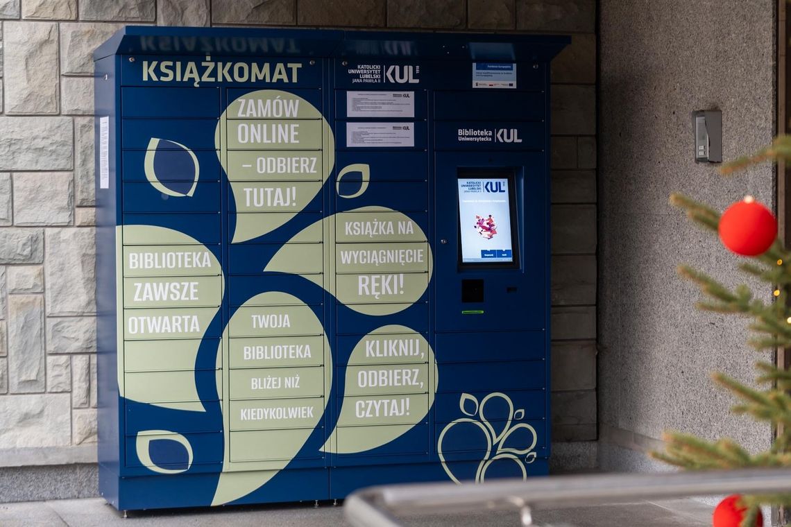 Książkomat Biblioteki KUL – całodobowy odbiór książek