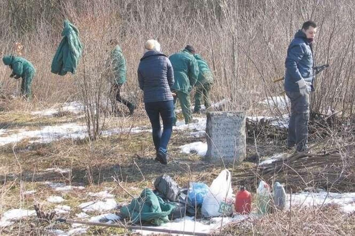 Z chaszczy wyjrzały zabytkowe macewy. Kto będzie się zajmował kirkutem?