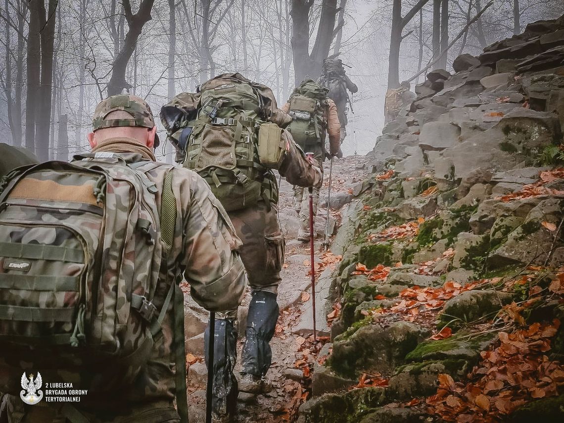 Z Kraśnika w Bieszczady. Terytorialsi zmierzyli się z dziczą