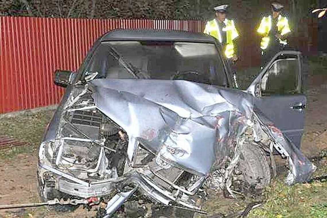 Z narkotykami wyrżnął w płot