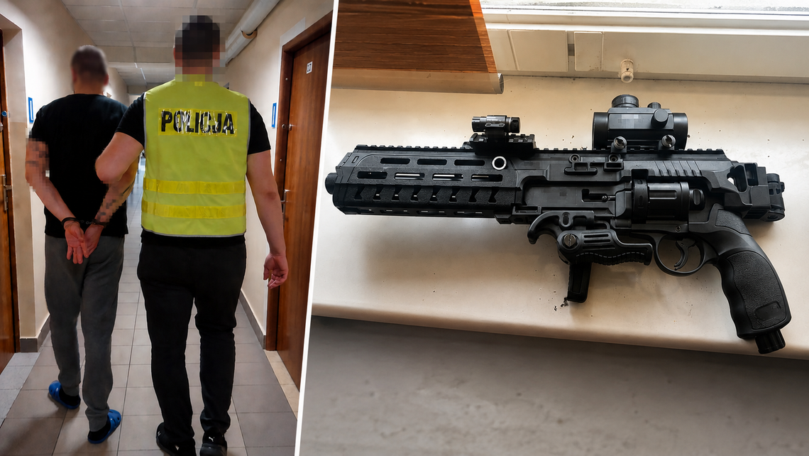 Broń pneumatyczna policja