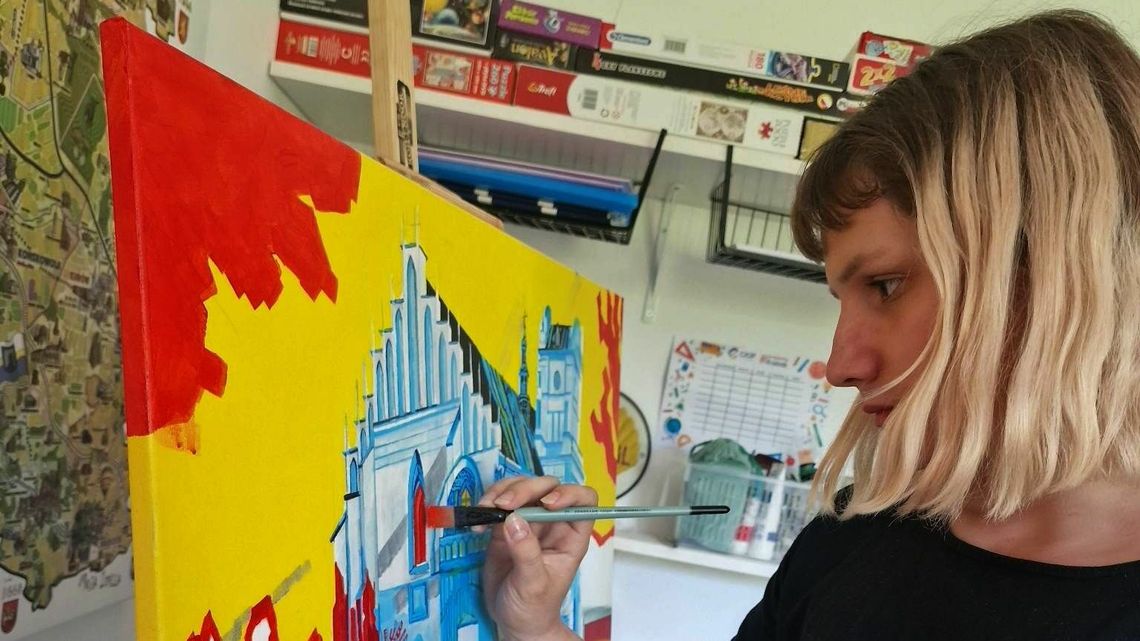 Z tęsknoty za domem zaczął malować mapy Z tęsknoty za domem zaczął malować mapy