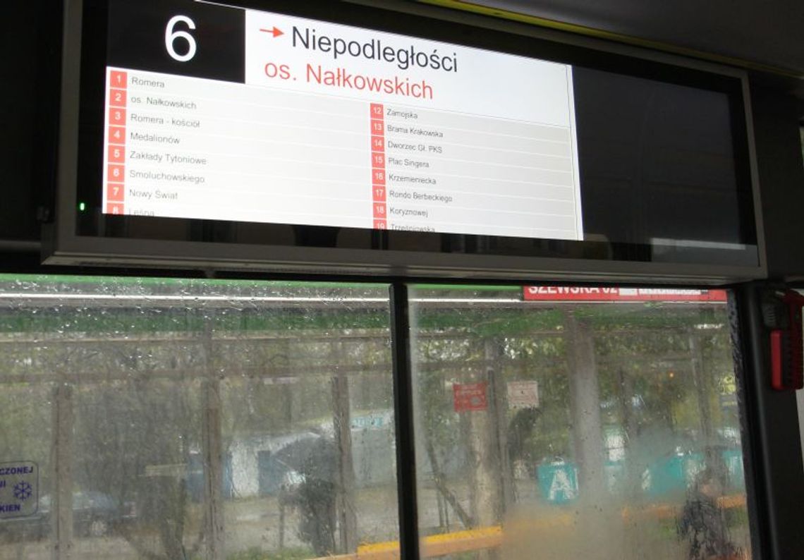 Za cichy lektor w autobusach i trolejbusach, błędy na wyświetlaczach Za cichy lektor w autobusach i trolejbusach, błędy na wyświetlaczach