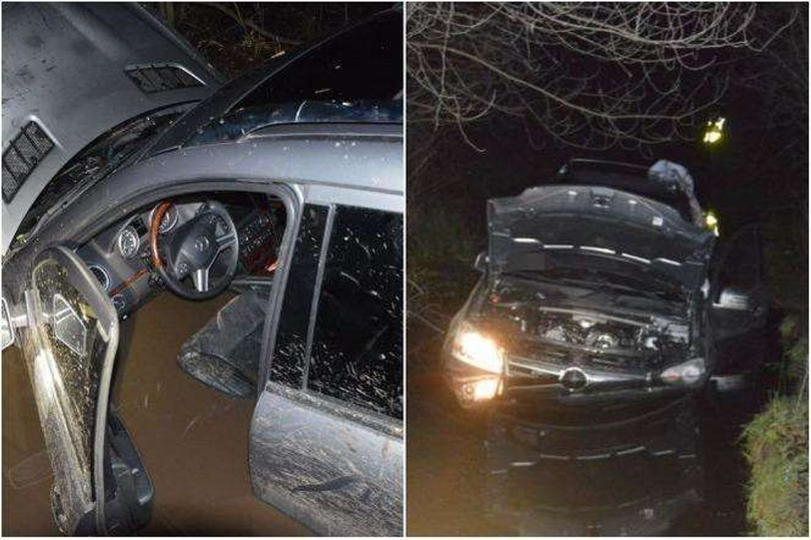 Zabrał cudze auto i wjechał nim do rozlewiska w lesie. Był pijany 