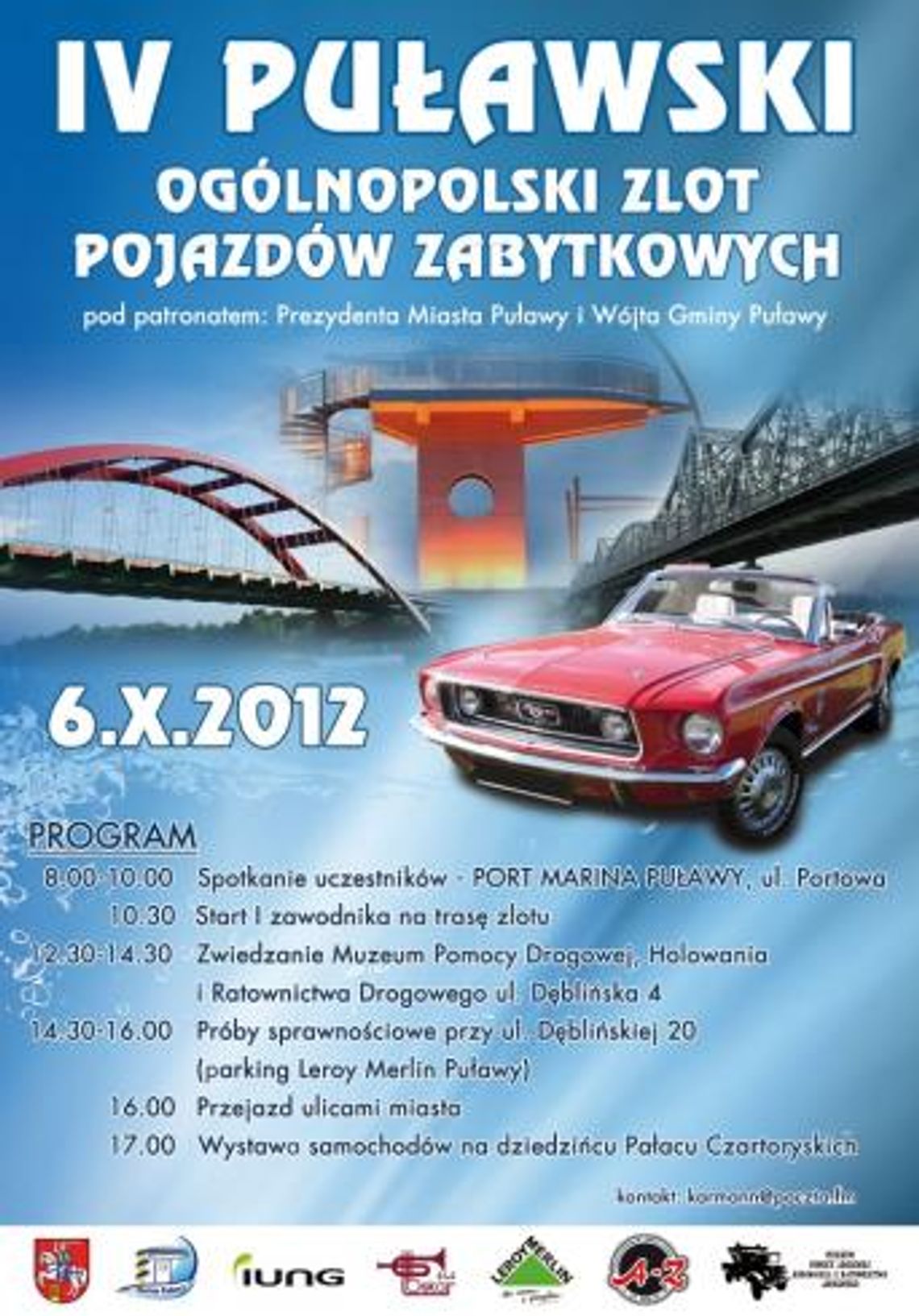 Zabytki motoryzacji w sobotę w Puławach Zabytki motoryzacji w sobotę w Puławach