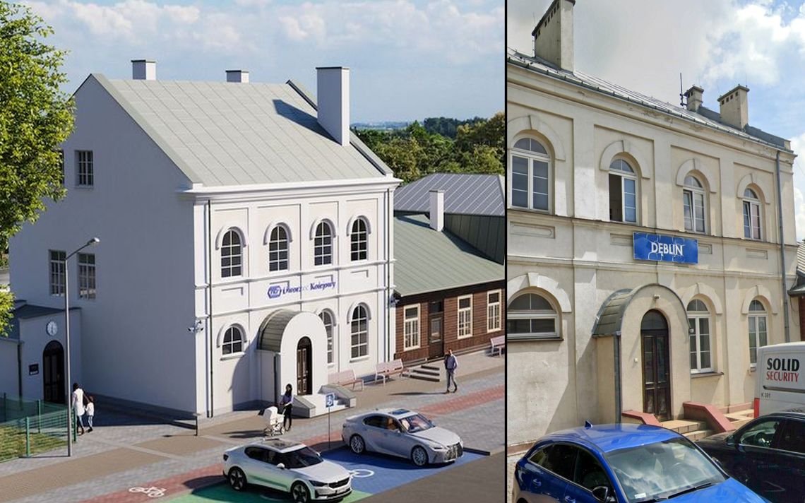 dworzec kolejowy w Dęblinie