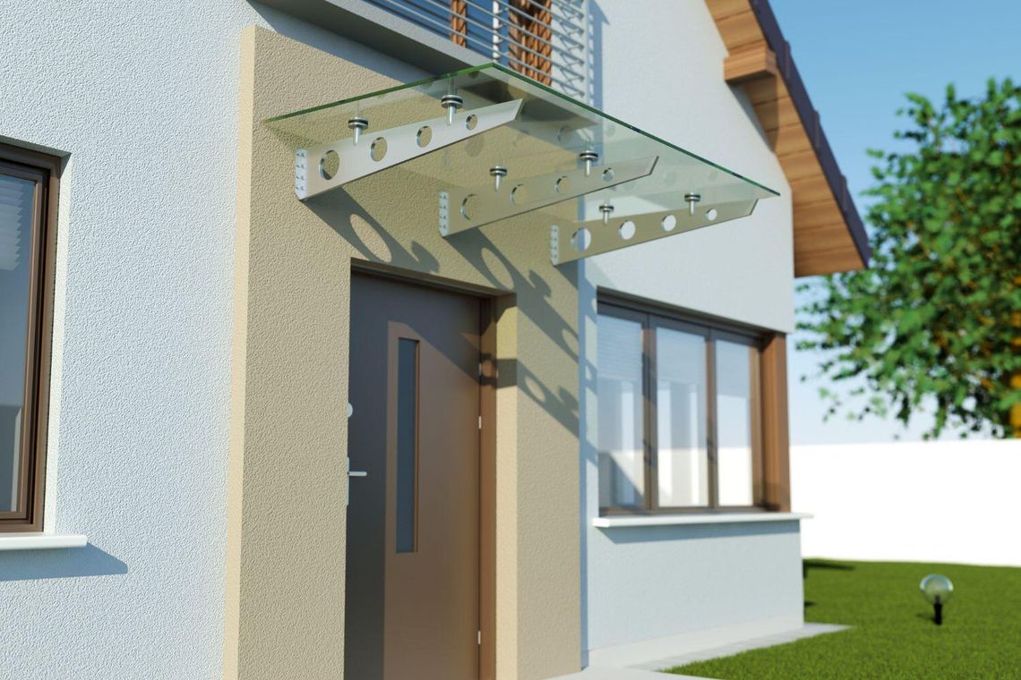 Zadaszenia szklane przy wejściu do domu - funkcja ochronna i estetyczna