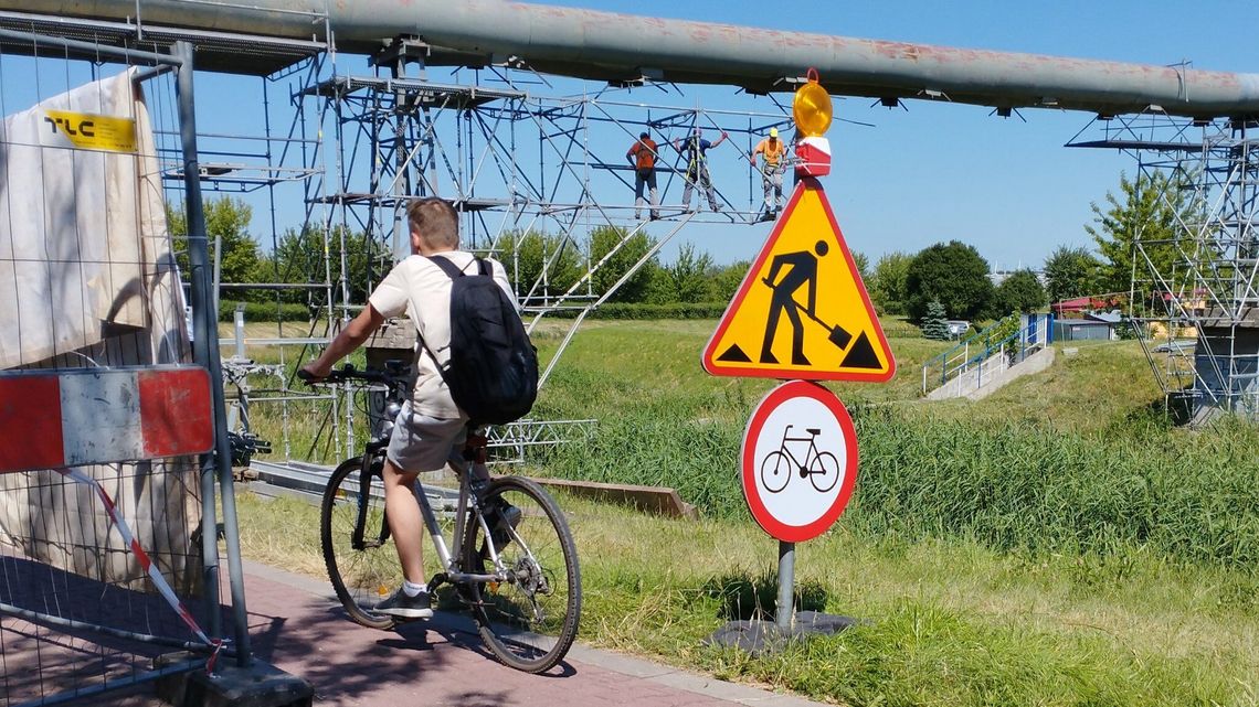 Zagrodzono część najpopularniejszej drogi rowerowej w Lublinie